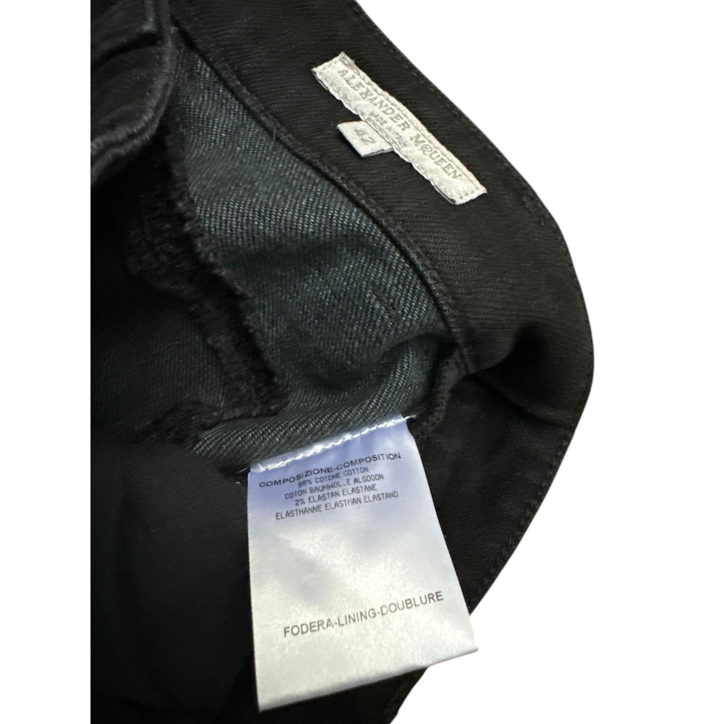 2008 Black Cotton Pants