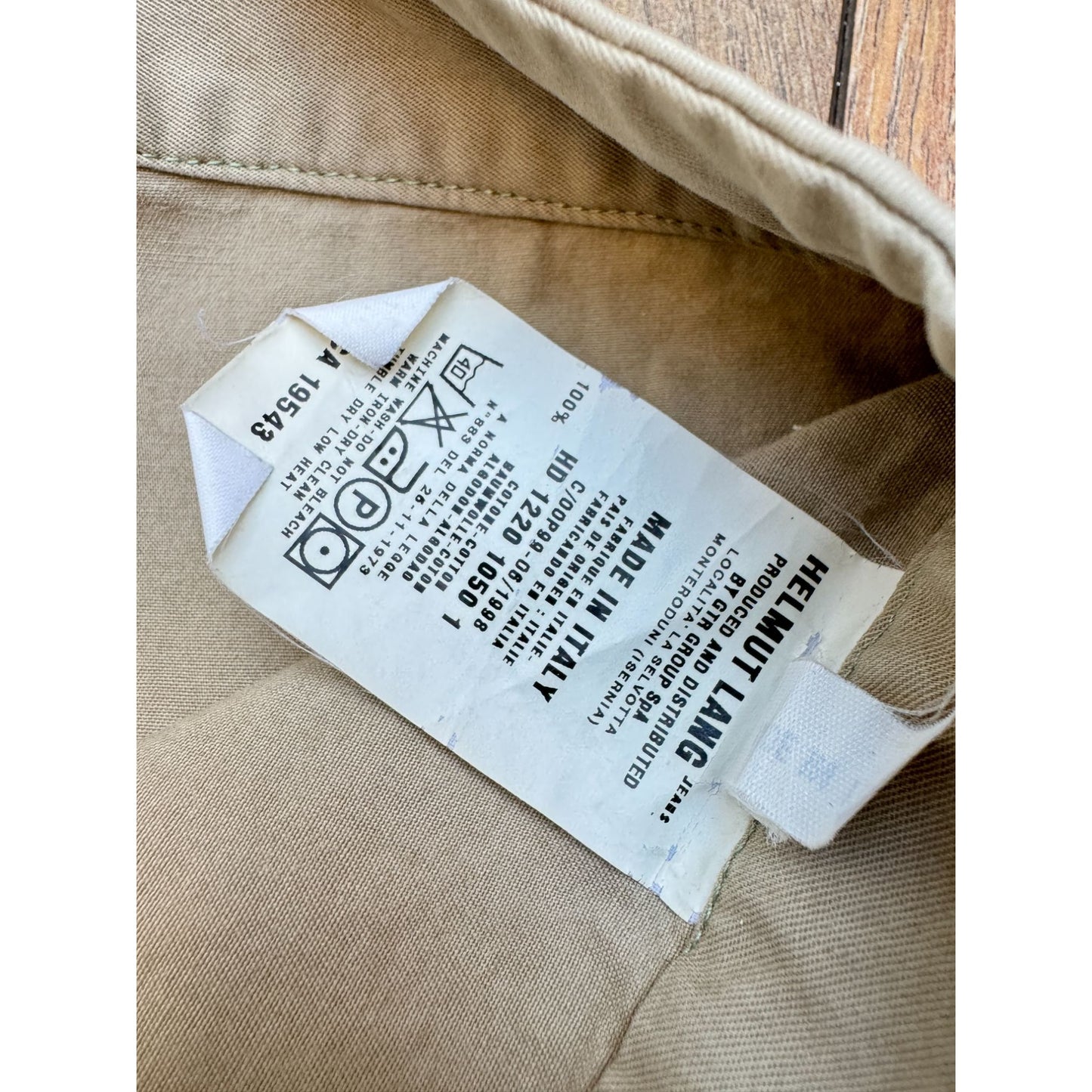 Light Beige Cotton Trousers  Size 42 US 30