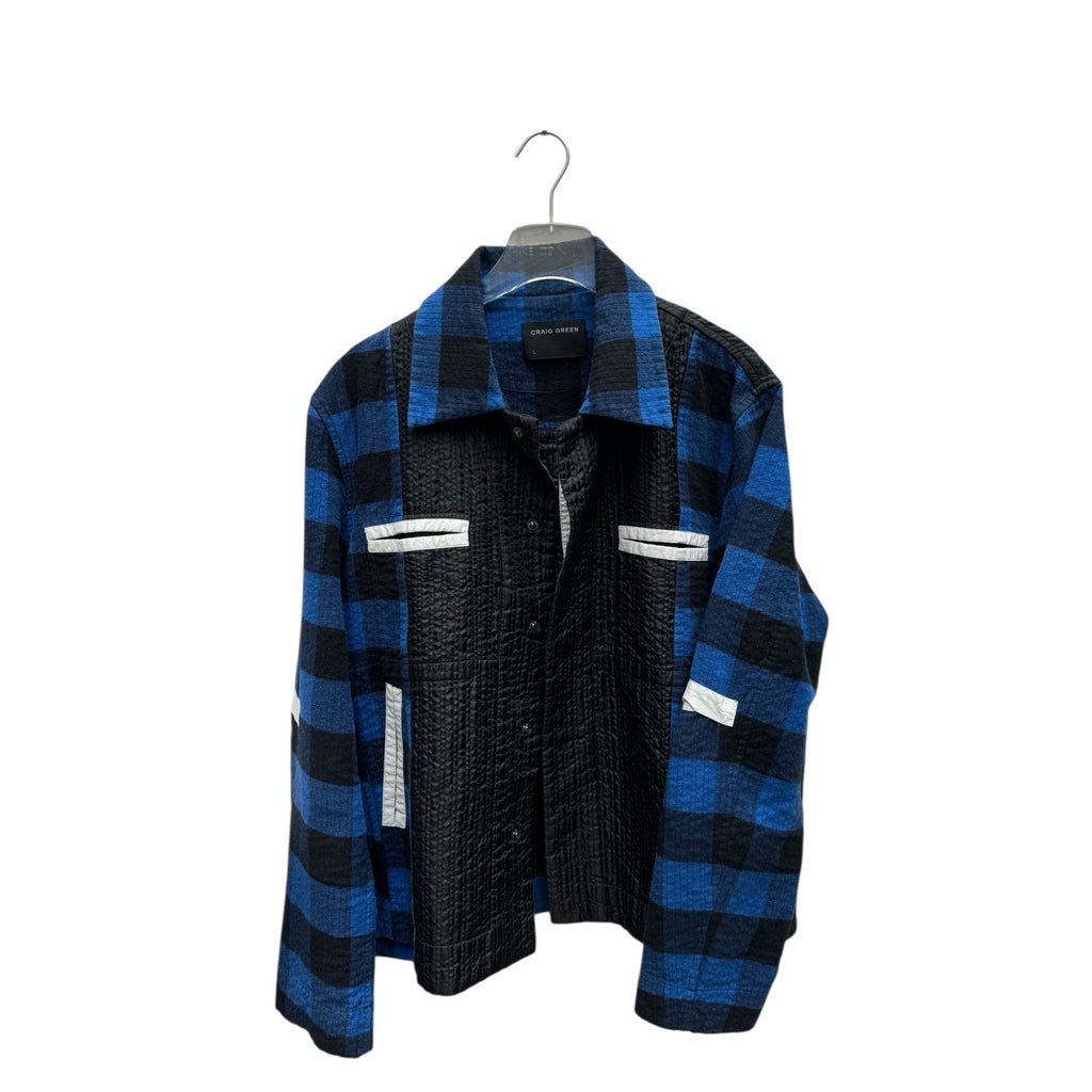 Navy Black Quilted Jacket
