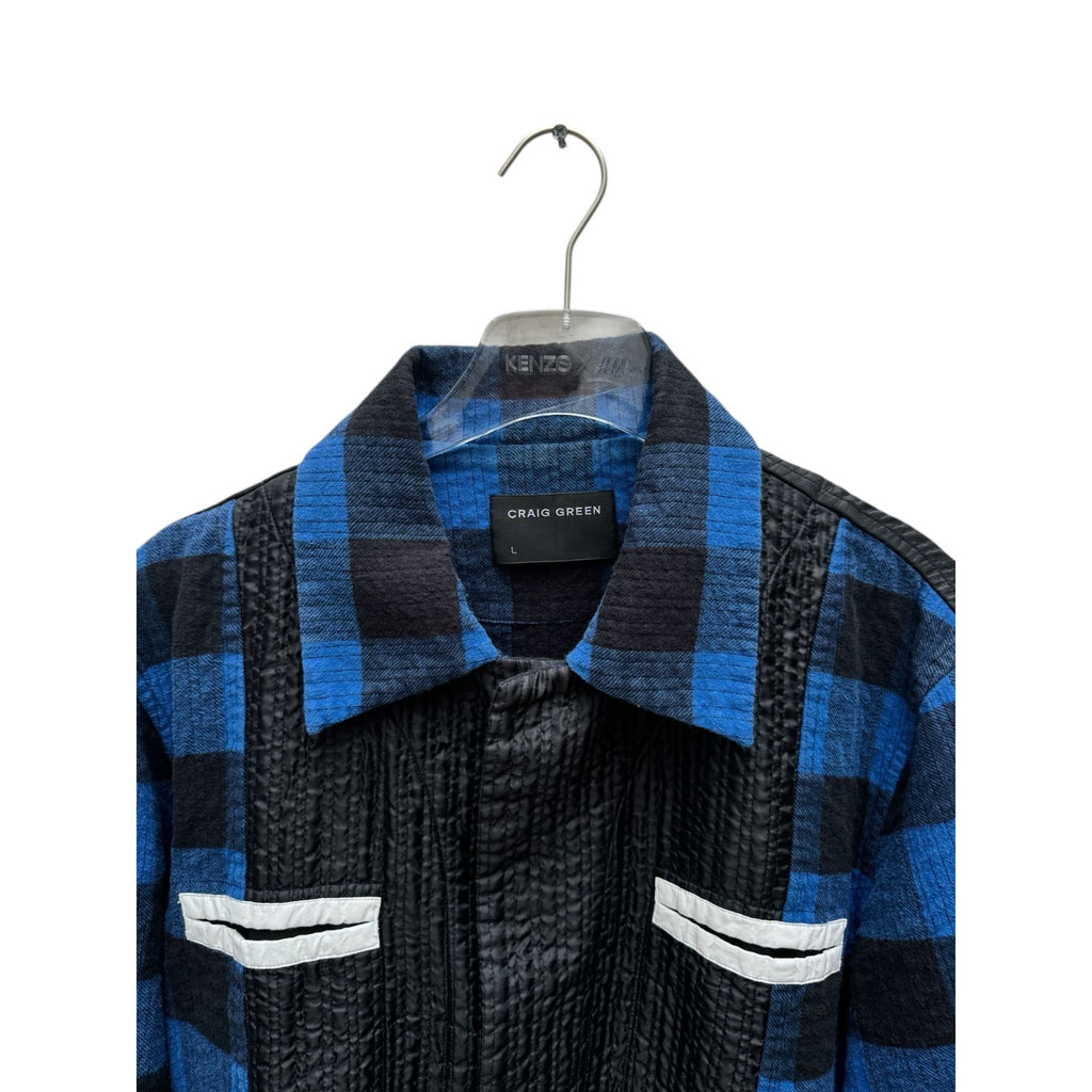 Navy Black Quilted Jacket