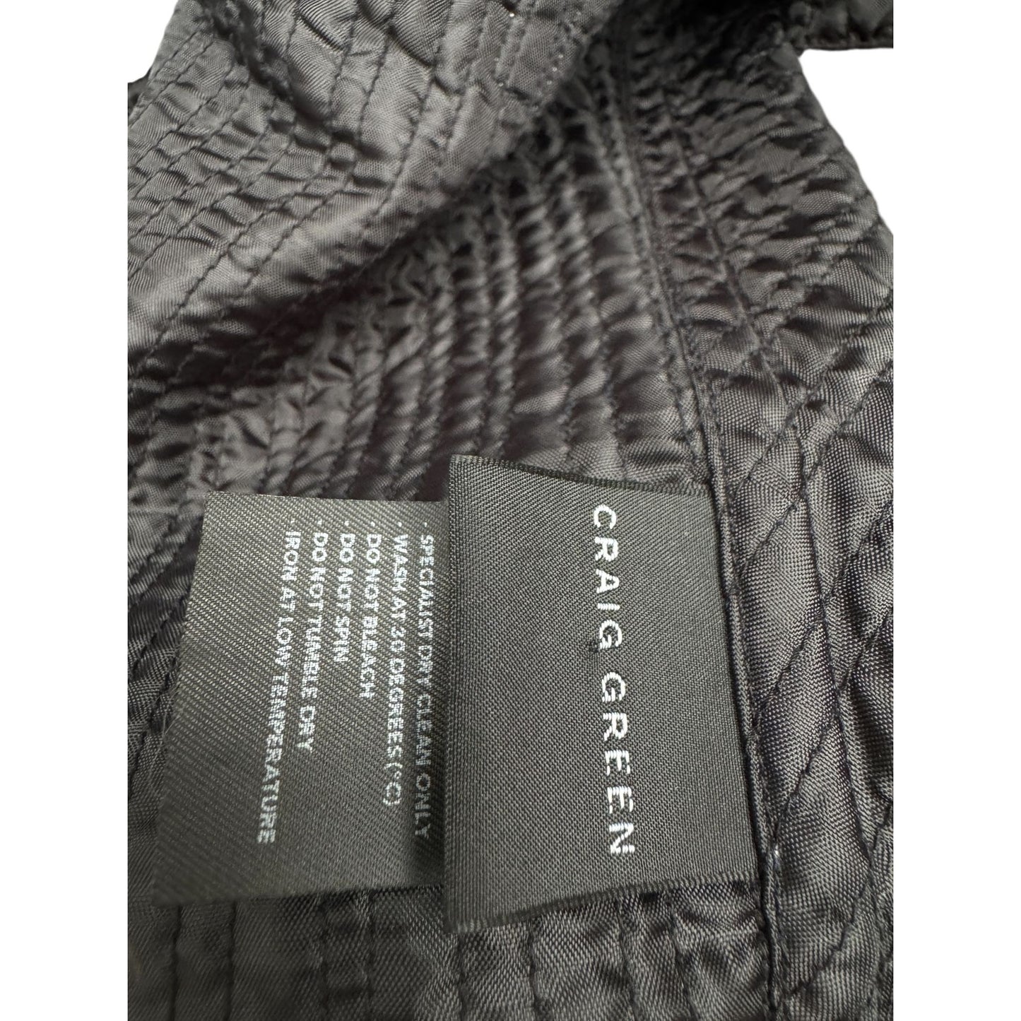 Navy Black Quilted Jacket