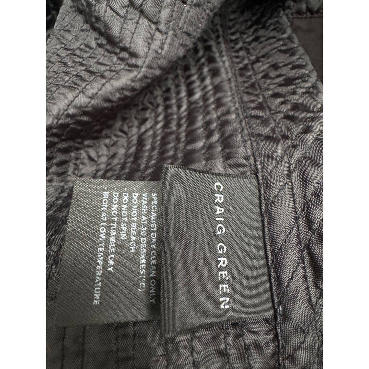Navy Black Quilted Jacket