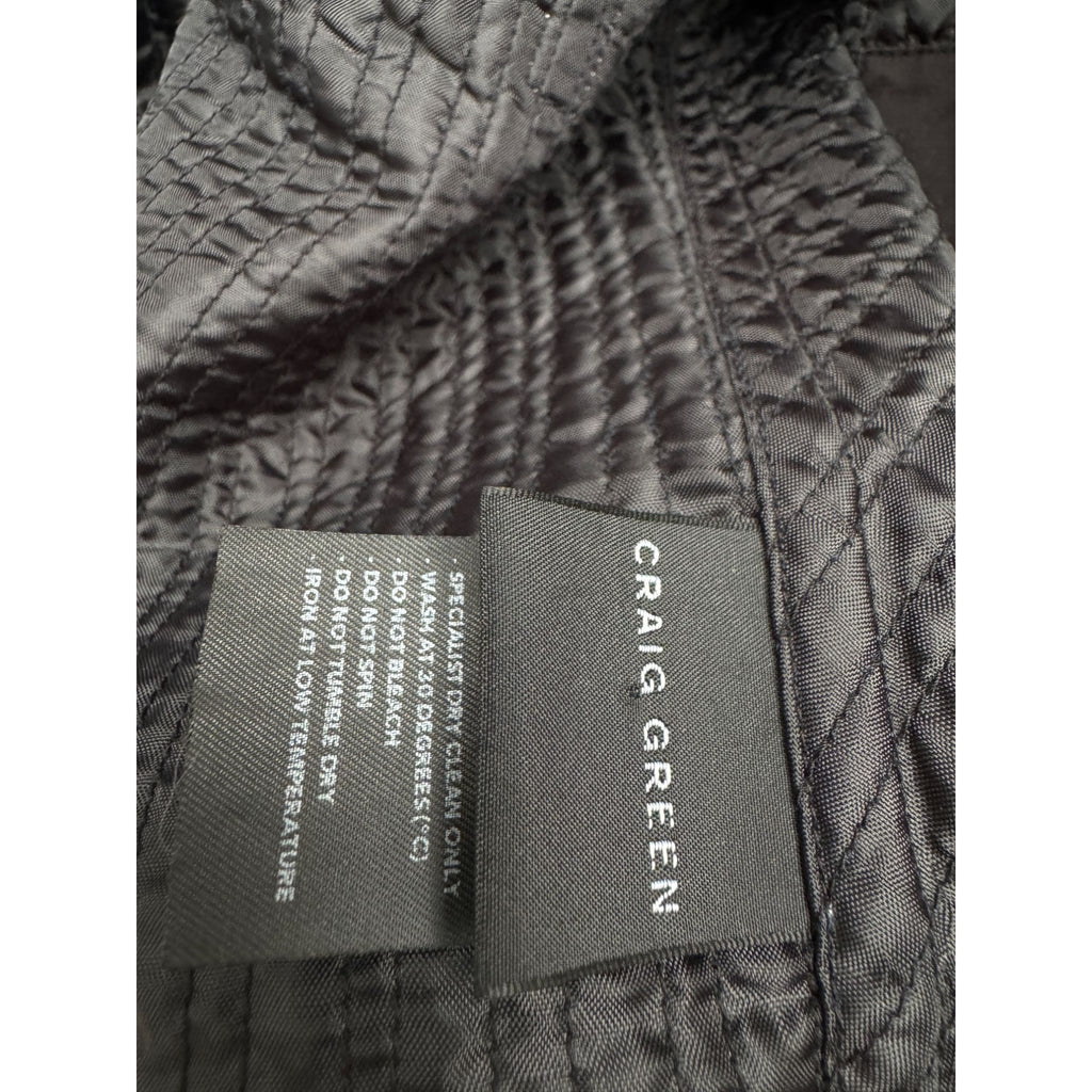 Navy Black Quilted Jacket