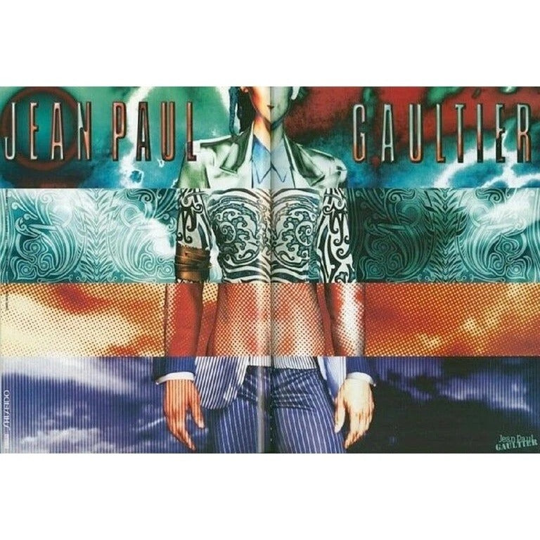 1996 Tribal Print Top & Cropped Pants Set