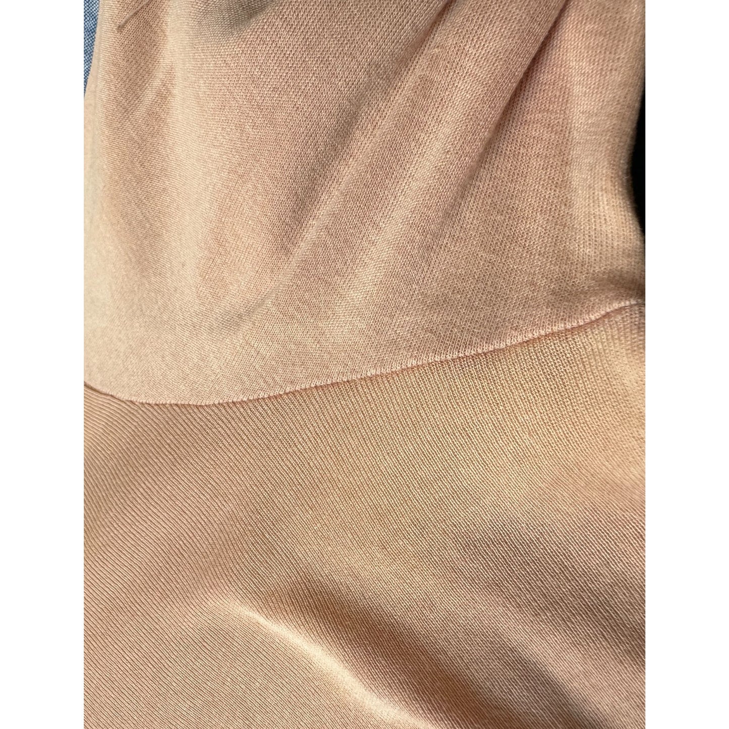 Martin Margiela 1990s Nude Cotton Long Sleeve Top Size M