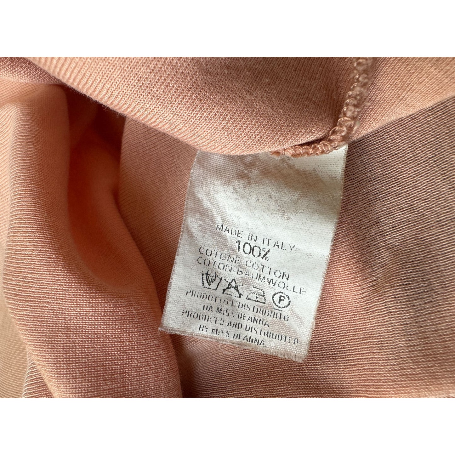Martin Margiela 1990s Nude Cotton Long Sleeve Top Size M