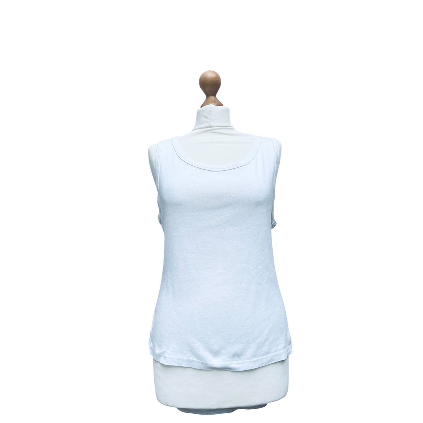 White Corset Tank Top