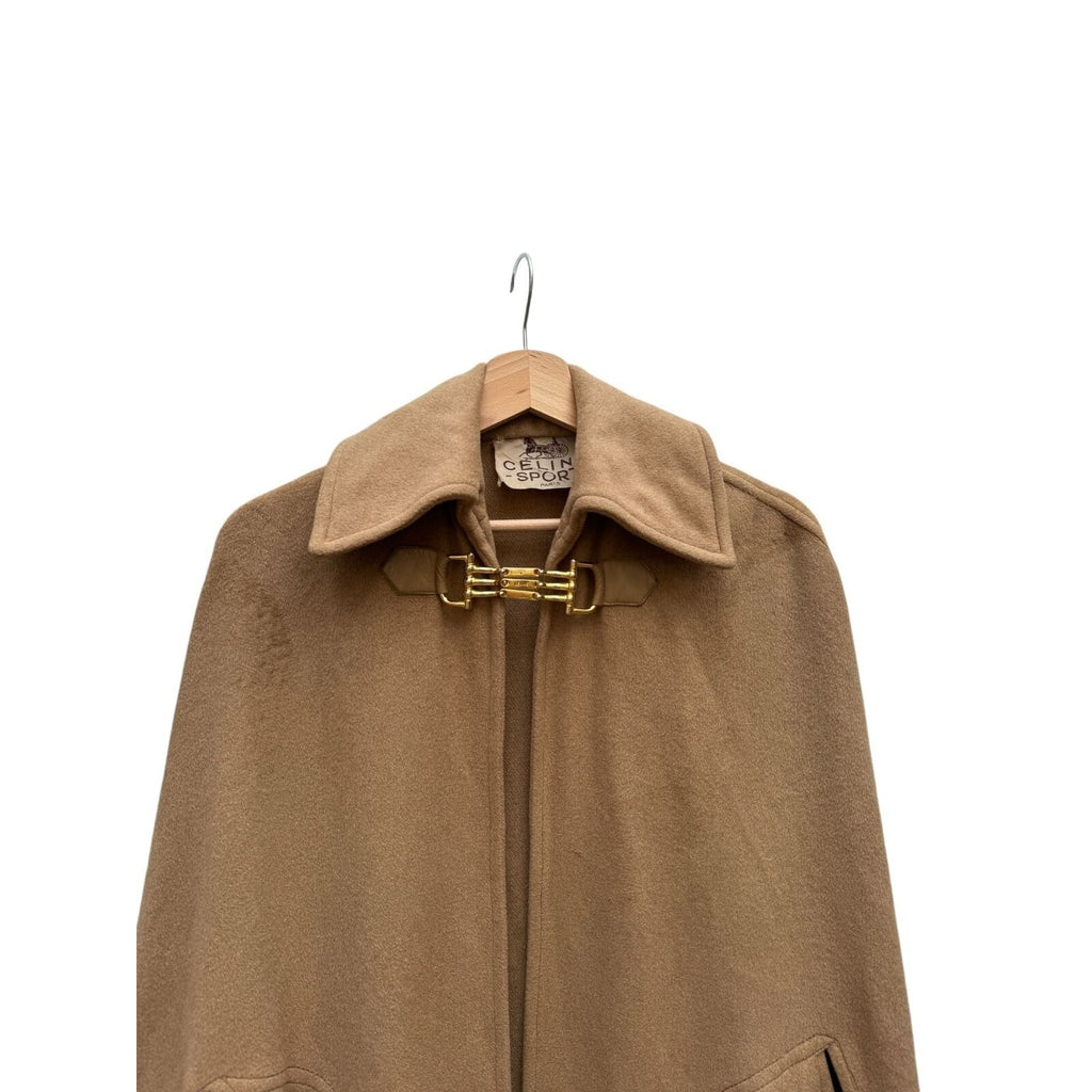 1970s Brown Wool Cape