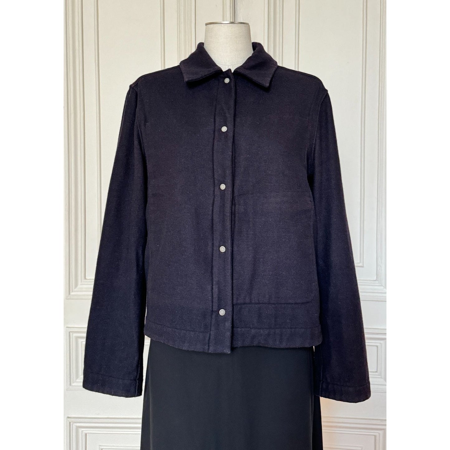 FW 2000 Navy Wool Reversible Jacket