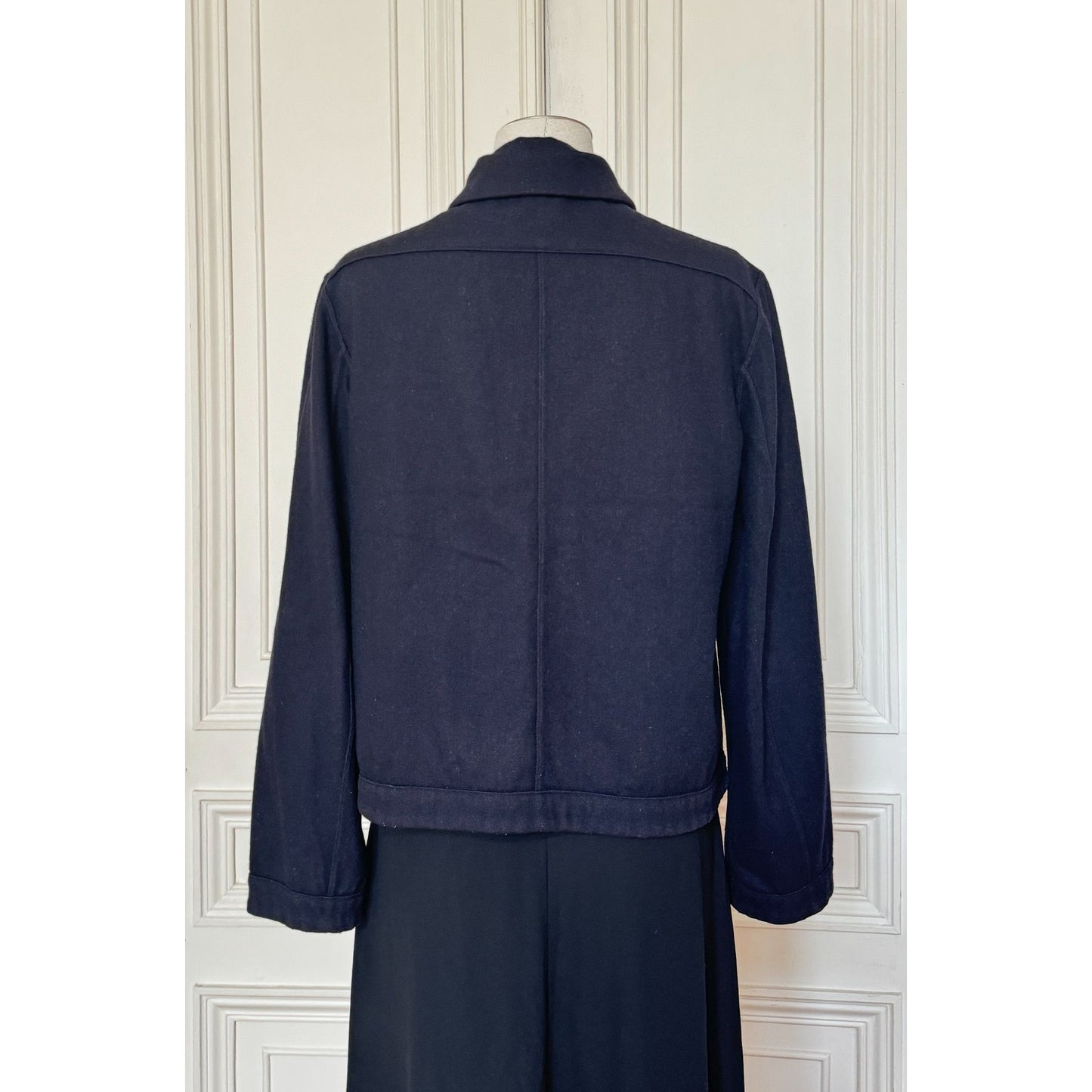 FW 2000 Navy Wool Reversible Jacket