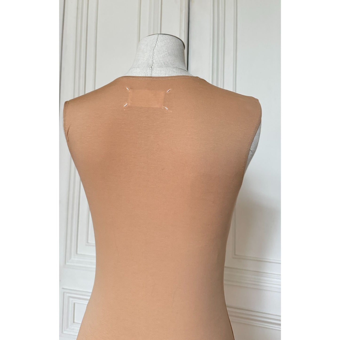 Spring 2008 Nude Cotton Bodysuit  Size IT 42 fits XXS to S