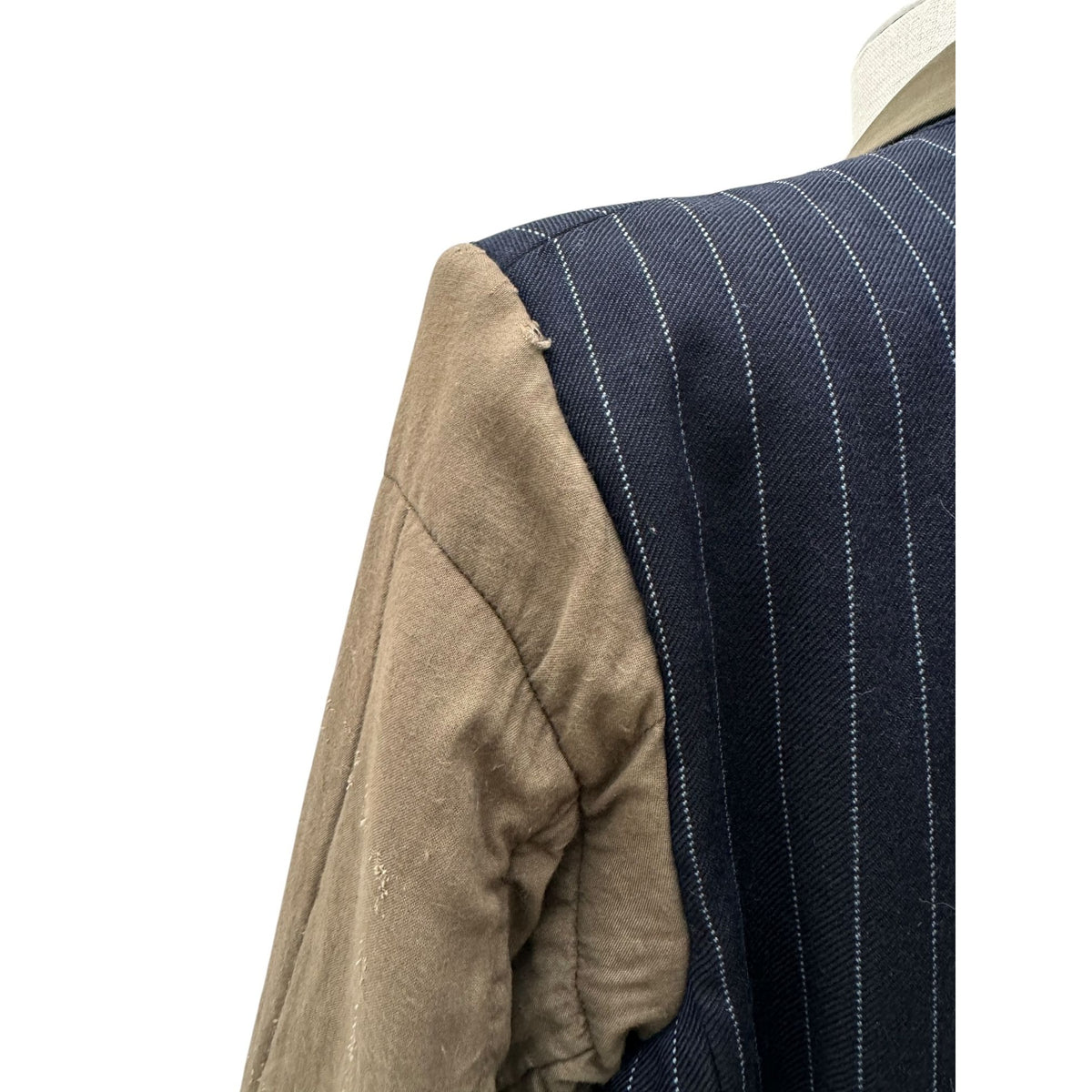 FW2001 Line 10 Navy Pinstripe Hybrid Blazer Jacket
