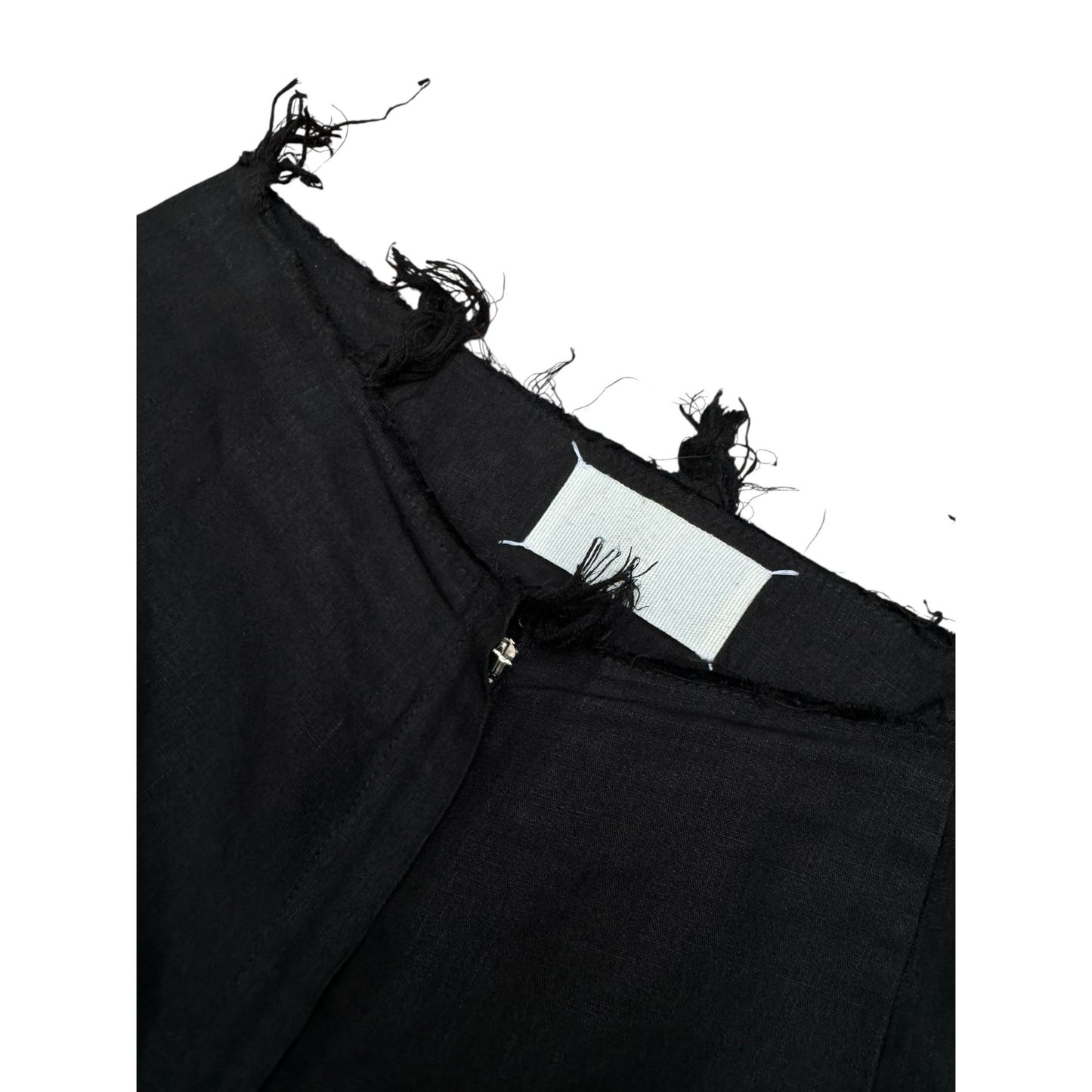 Spring/Summer 2000  Black Linen Fringed Trousers