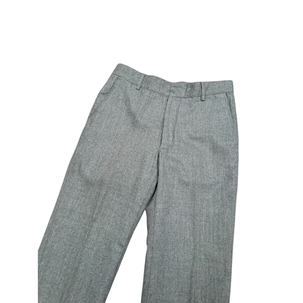 FW 2001 Grey Wool Straight Fit Pants