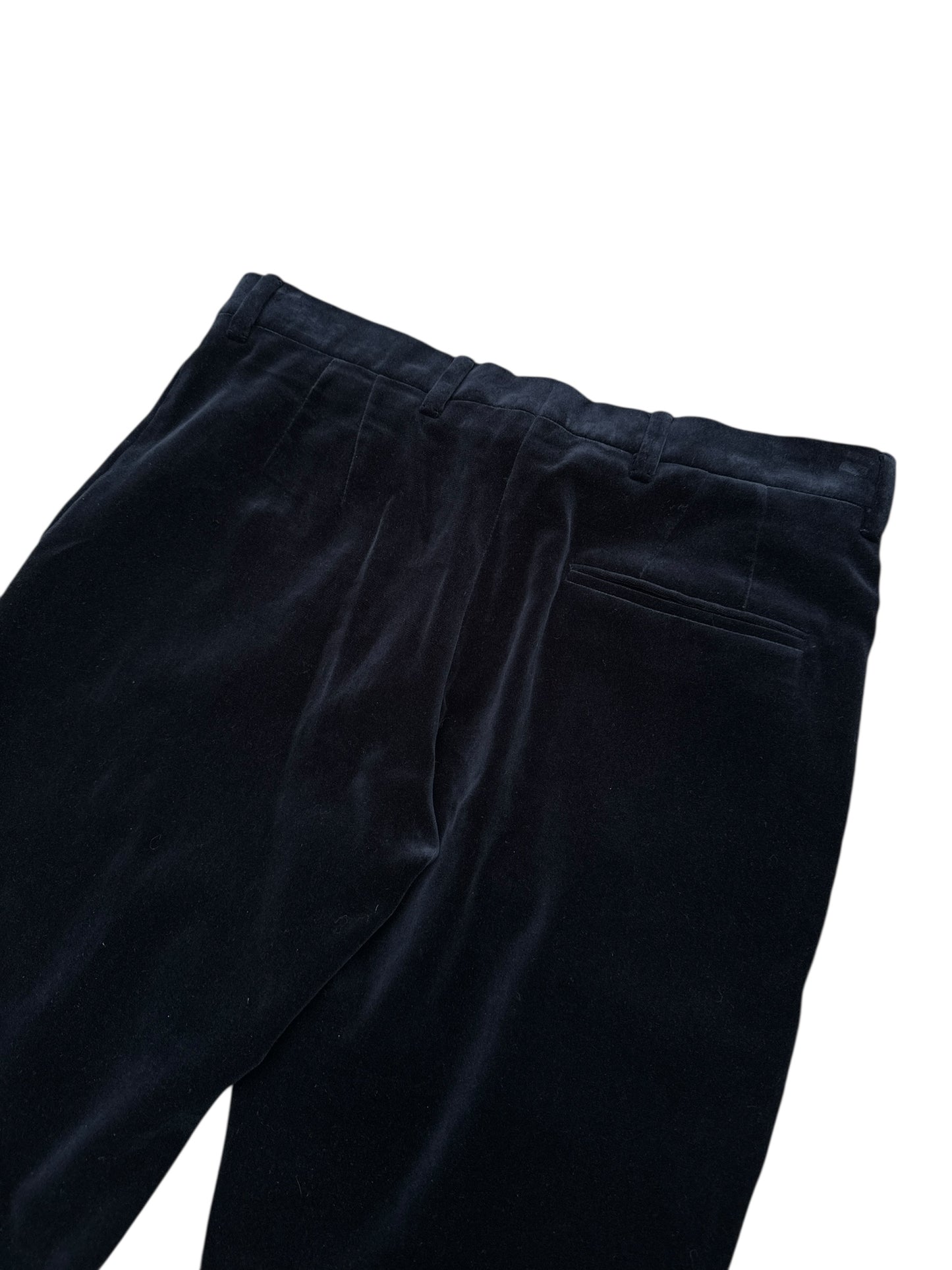 Black Corduroy Velvet Pants