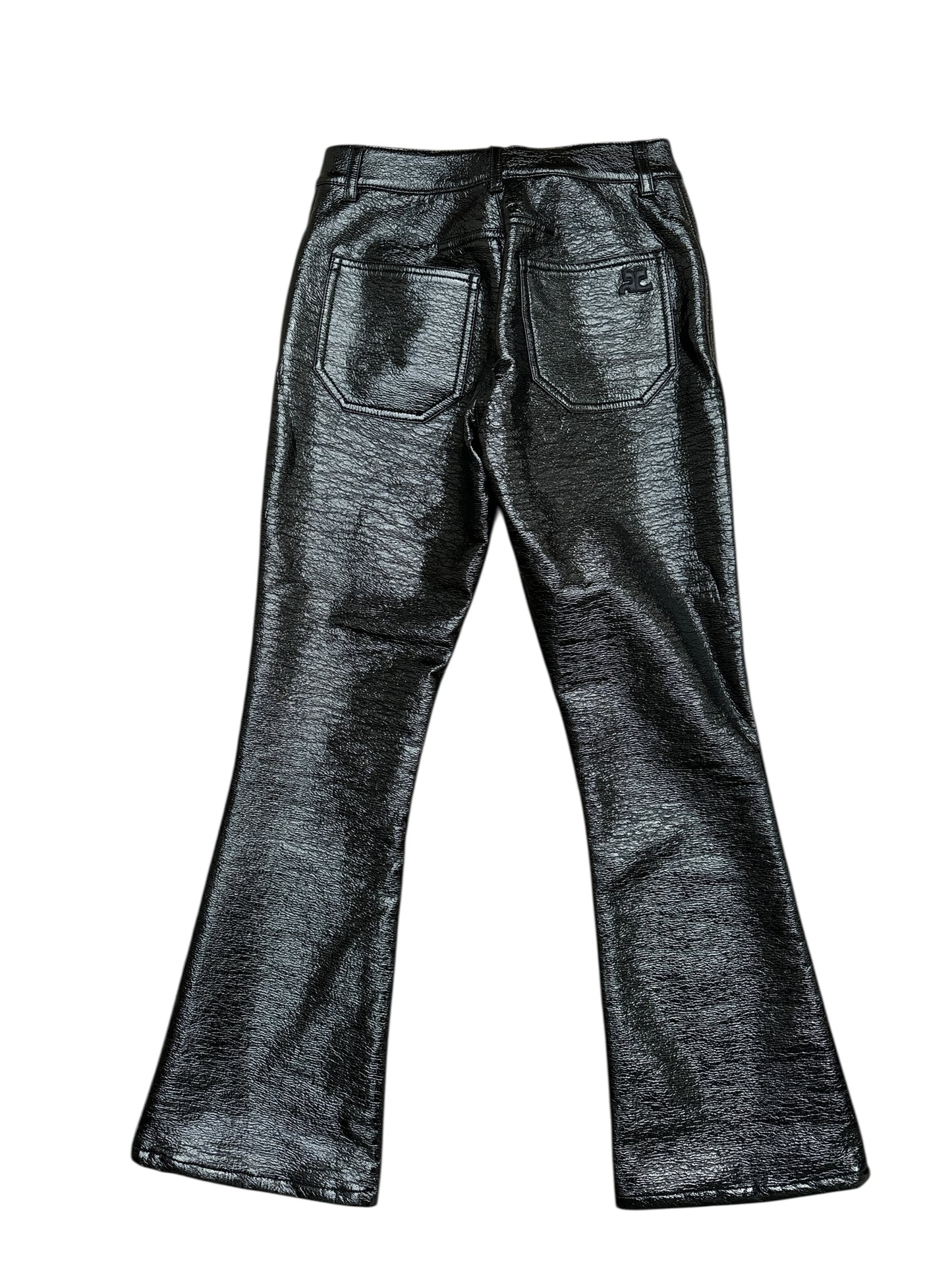 Black Vinyl Pants
