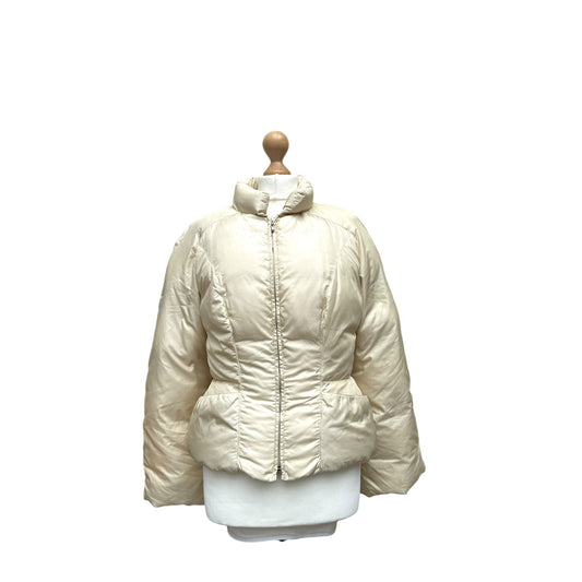 Vintage Beige-Gold Puffer Jacket 
