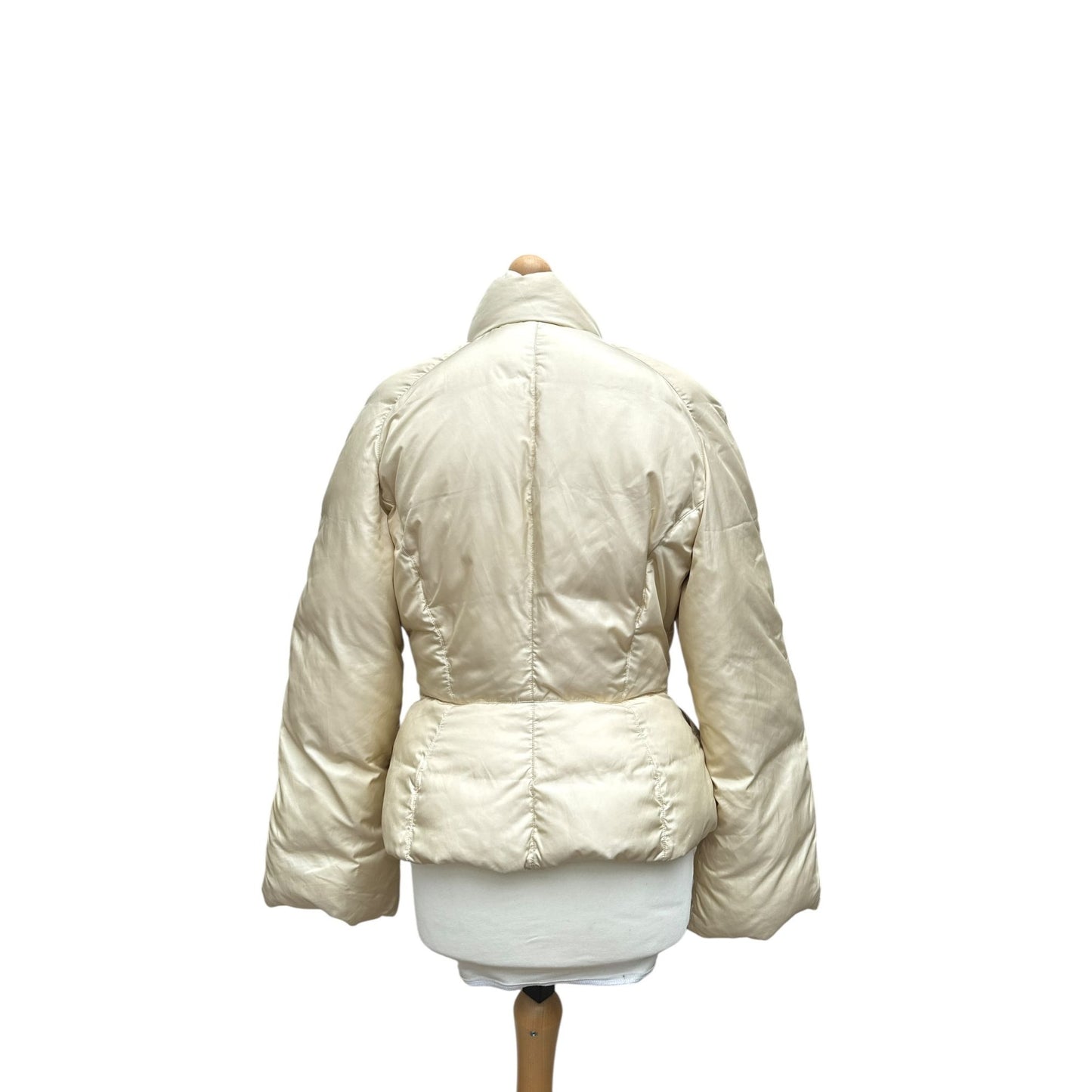 Vintage Beige-Gold Puffer Jacket 