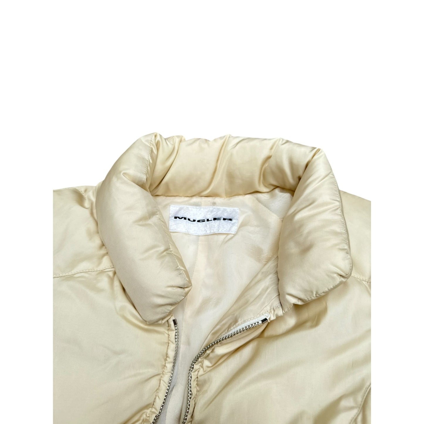 Vintage Beige-Gold Puffer Jacket 
