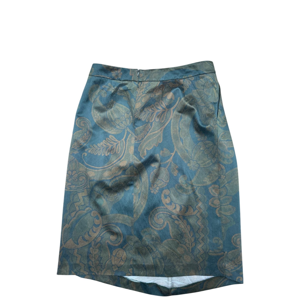 Kaki Floral Skirt