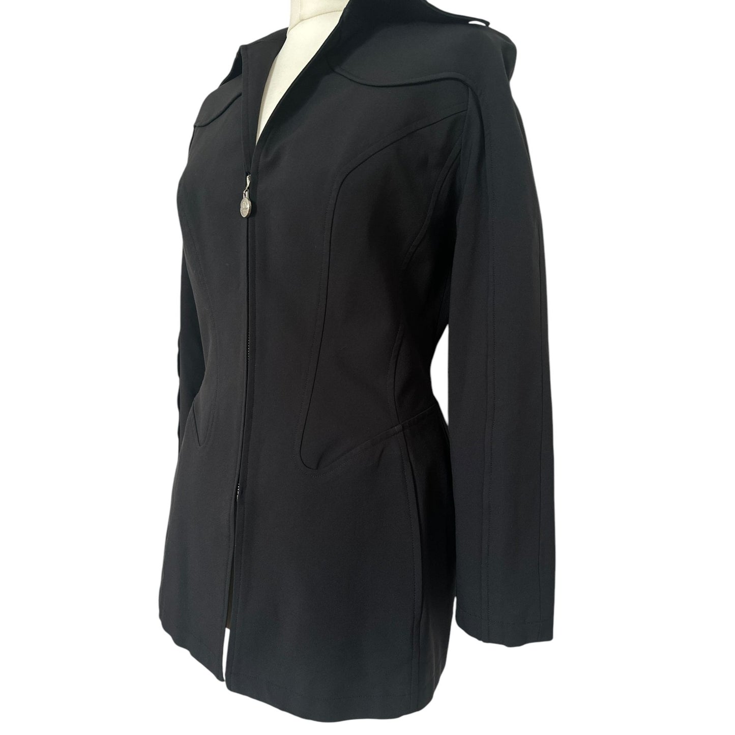 Vintage Sculptural Black Jacket Size M