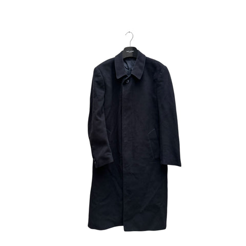 Dark Navy Cashmere Wool Coat