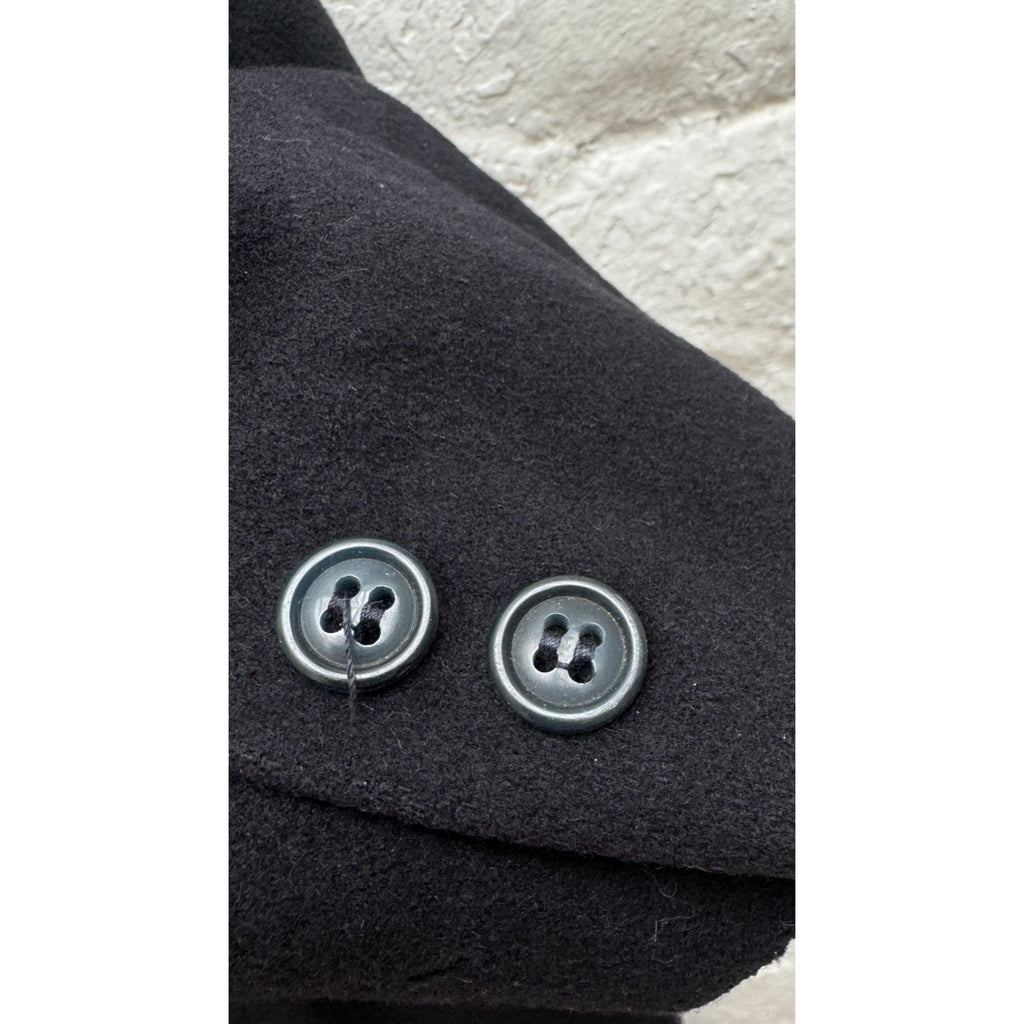 Dark Navy Cashmere Wool Coat