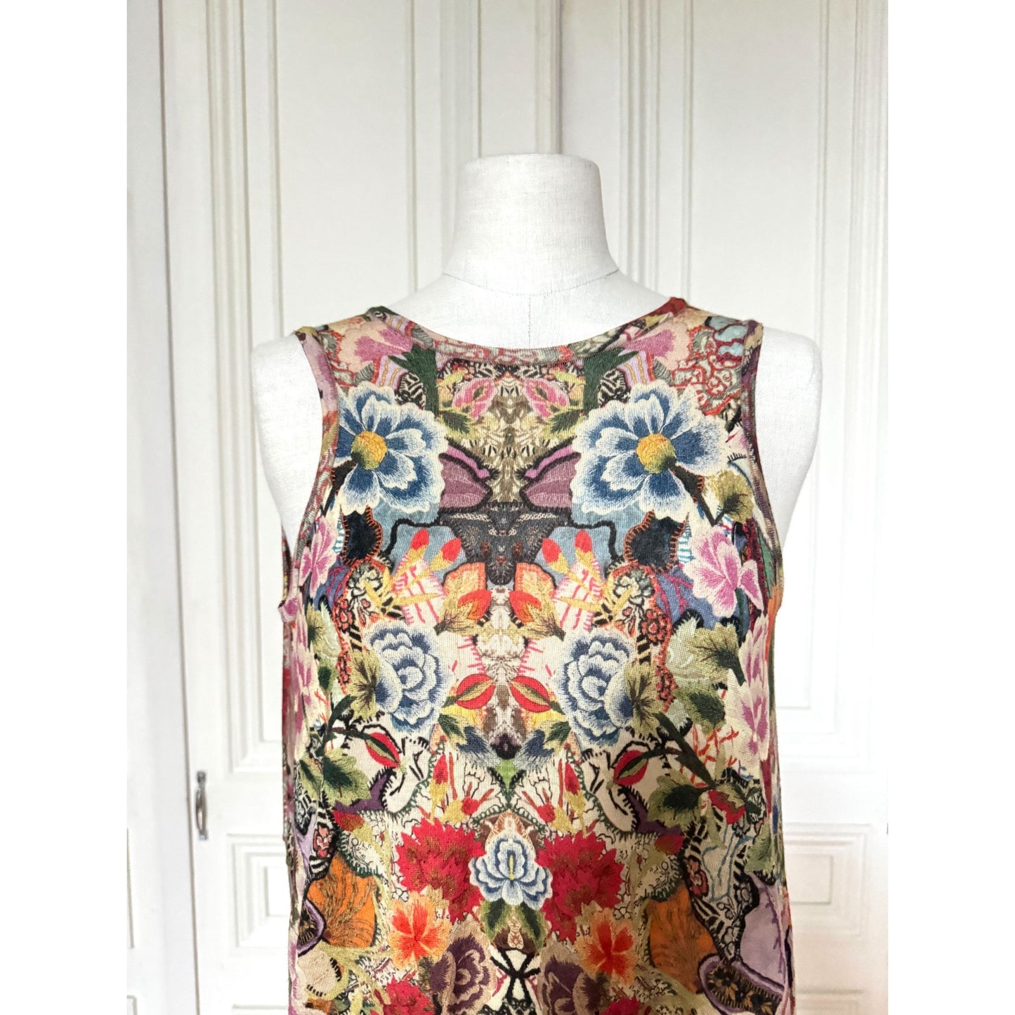 Printed Wool Dress 