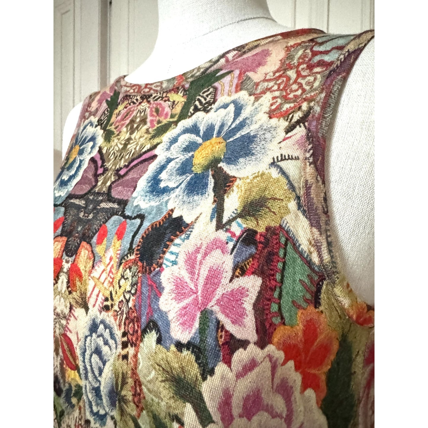 Printed Wool Dress 