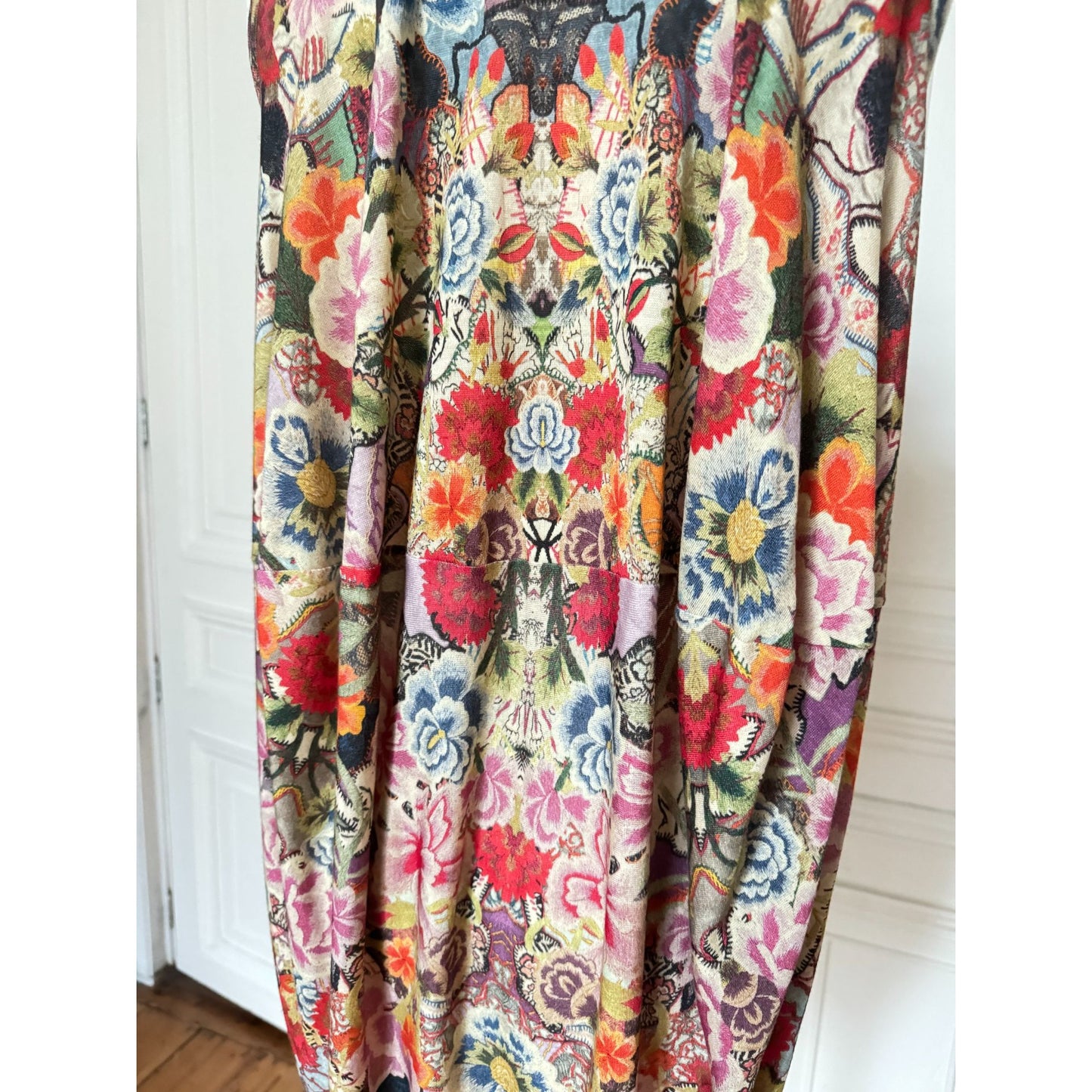 Printed Wool Dress 