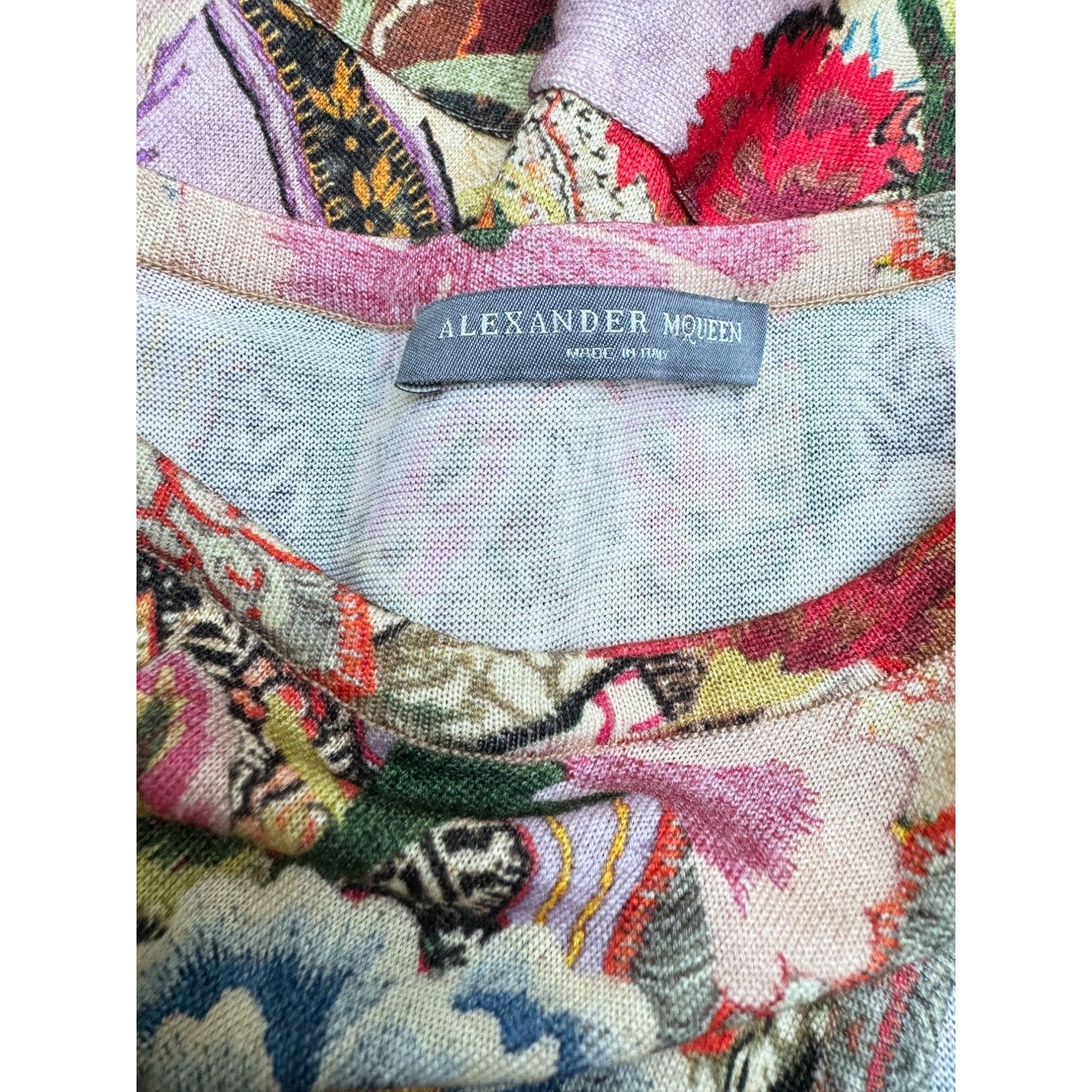 Printed Wool Dress 