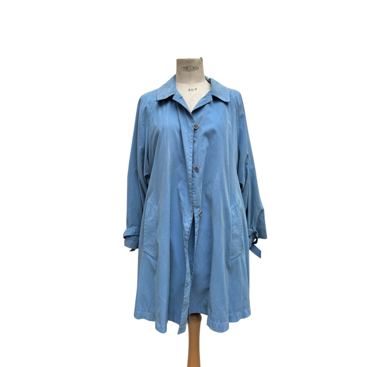 Vintage Blue Mac Coat