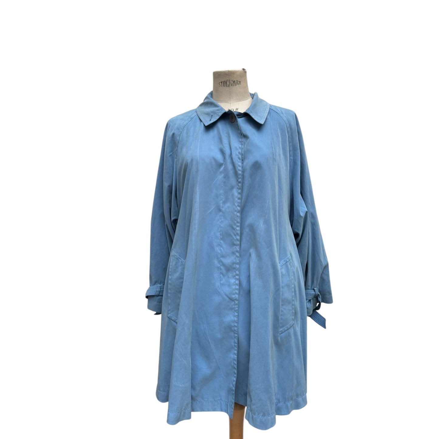 Vintage Blue Mac Coat
