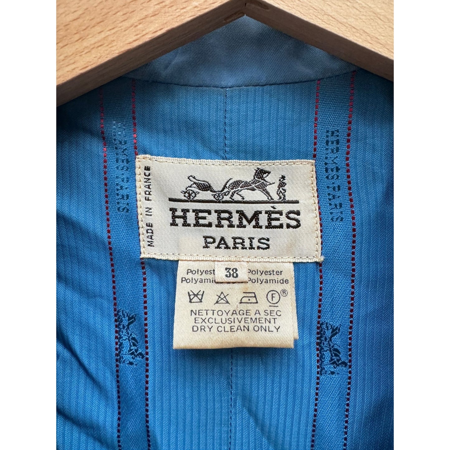 Vintage Blue Mac Coat