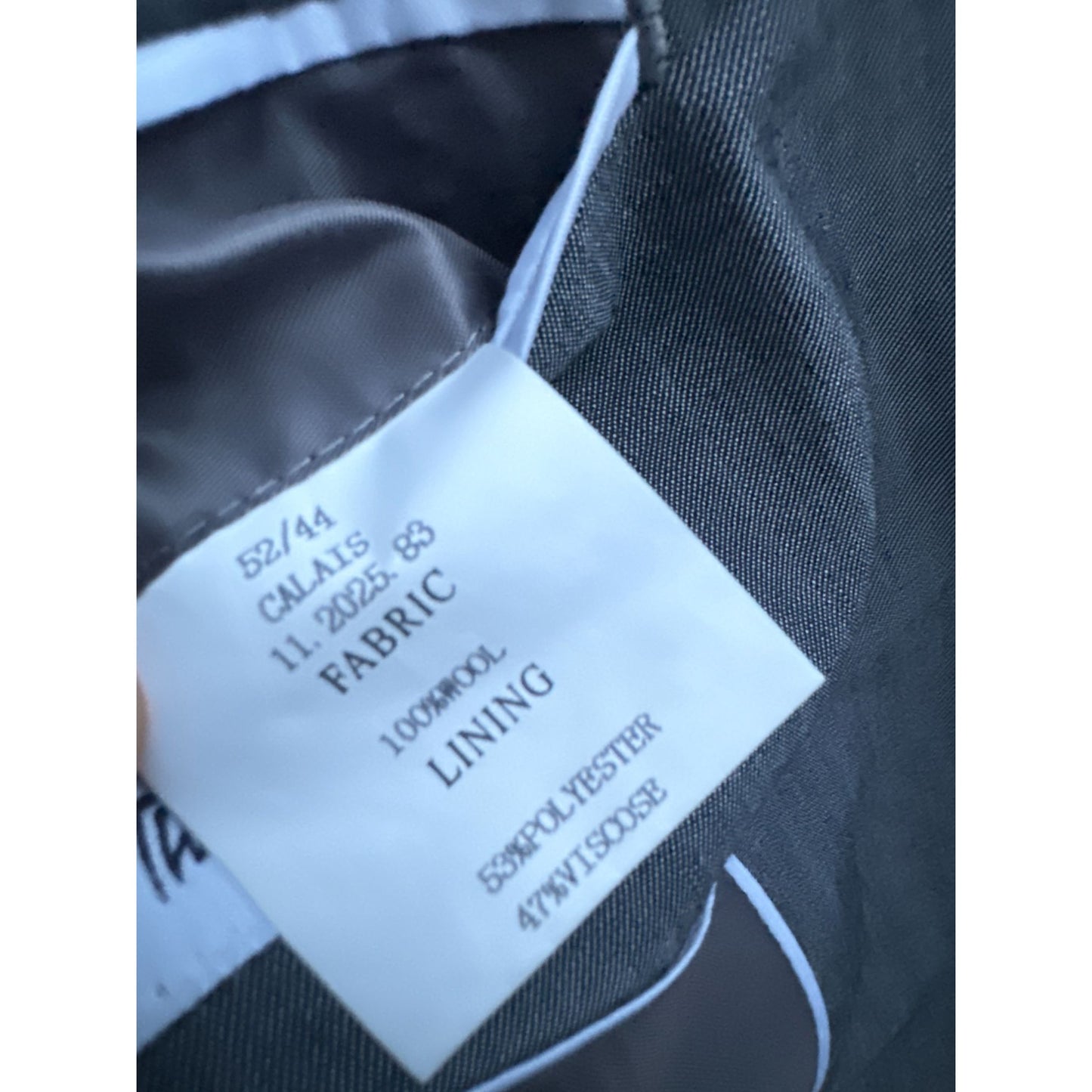 1990s Grey Wool Blazer Suit 