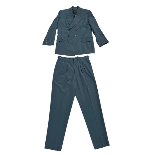 1990s Grey Charcoal 3-Piece Suit