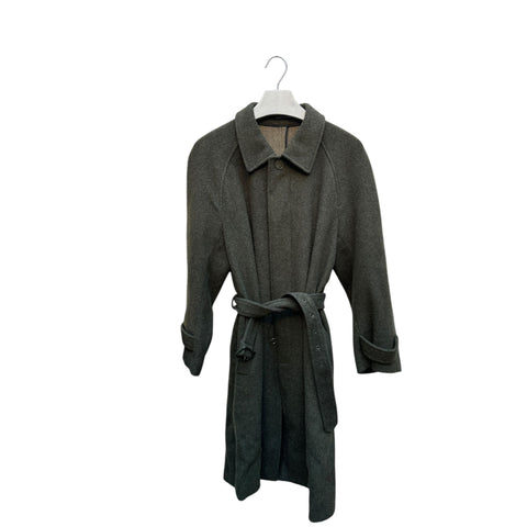 Heavy Wool Kaki Long Coat