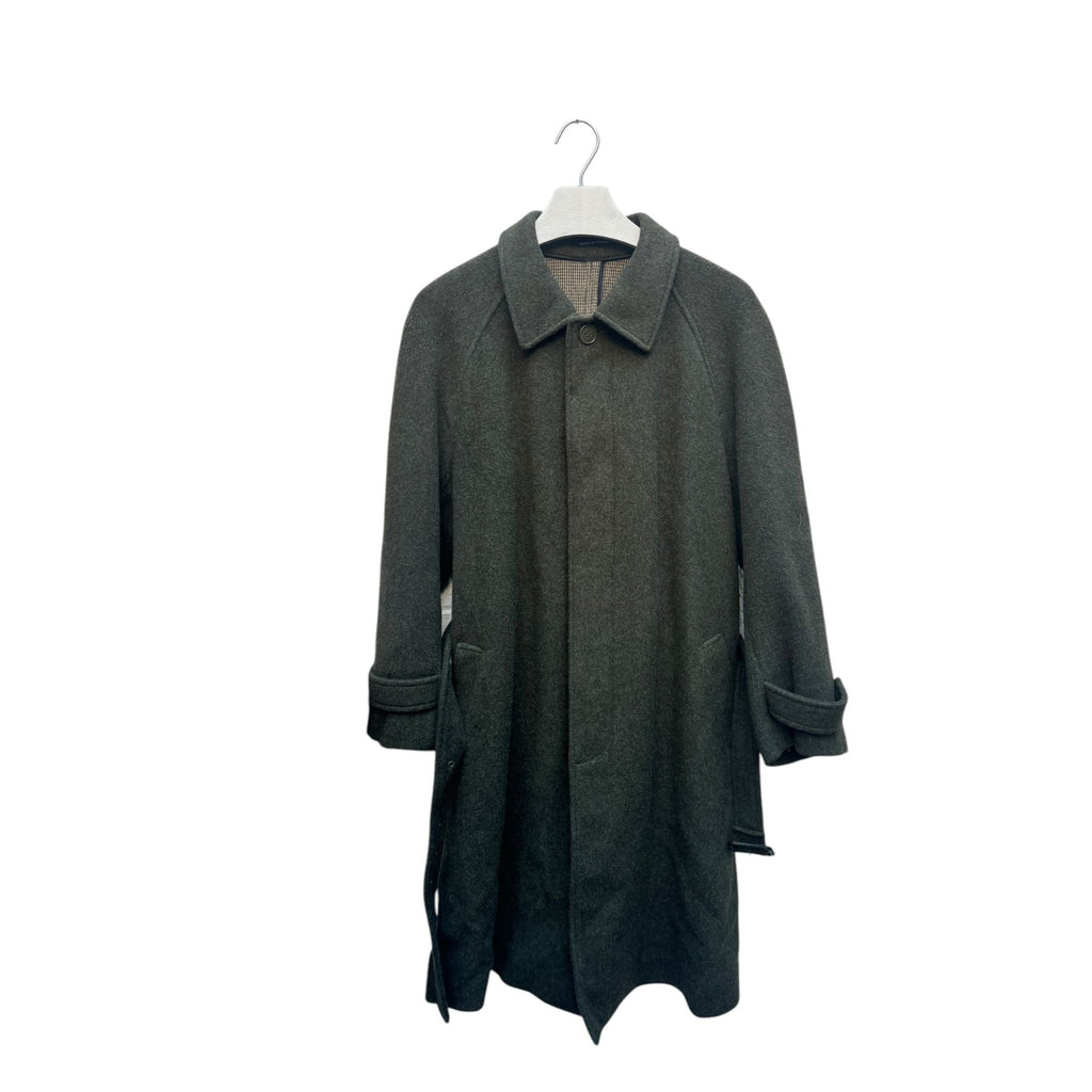 Heavy Wool Kaki Long Coat