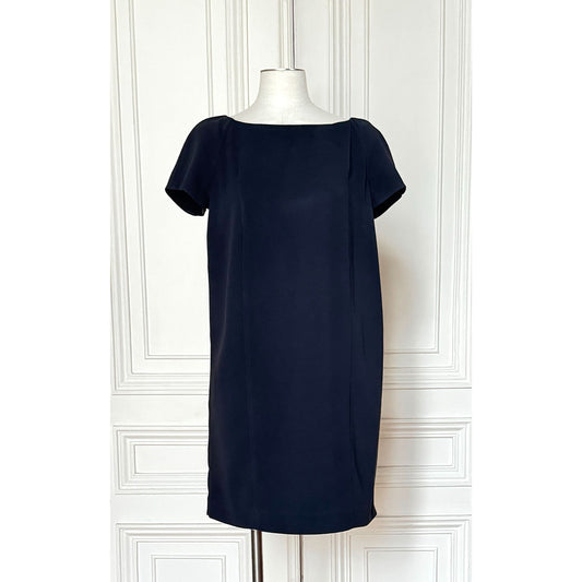 2009 Dark Navy Wool Cocoon Dress