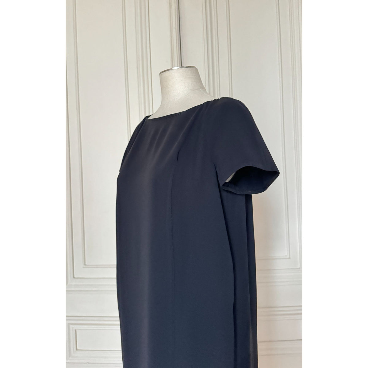 2009 Dark Navy Wool Cocoon Dress
