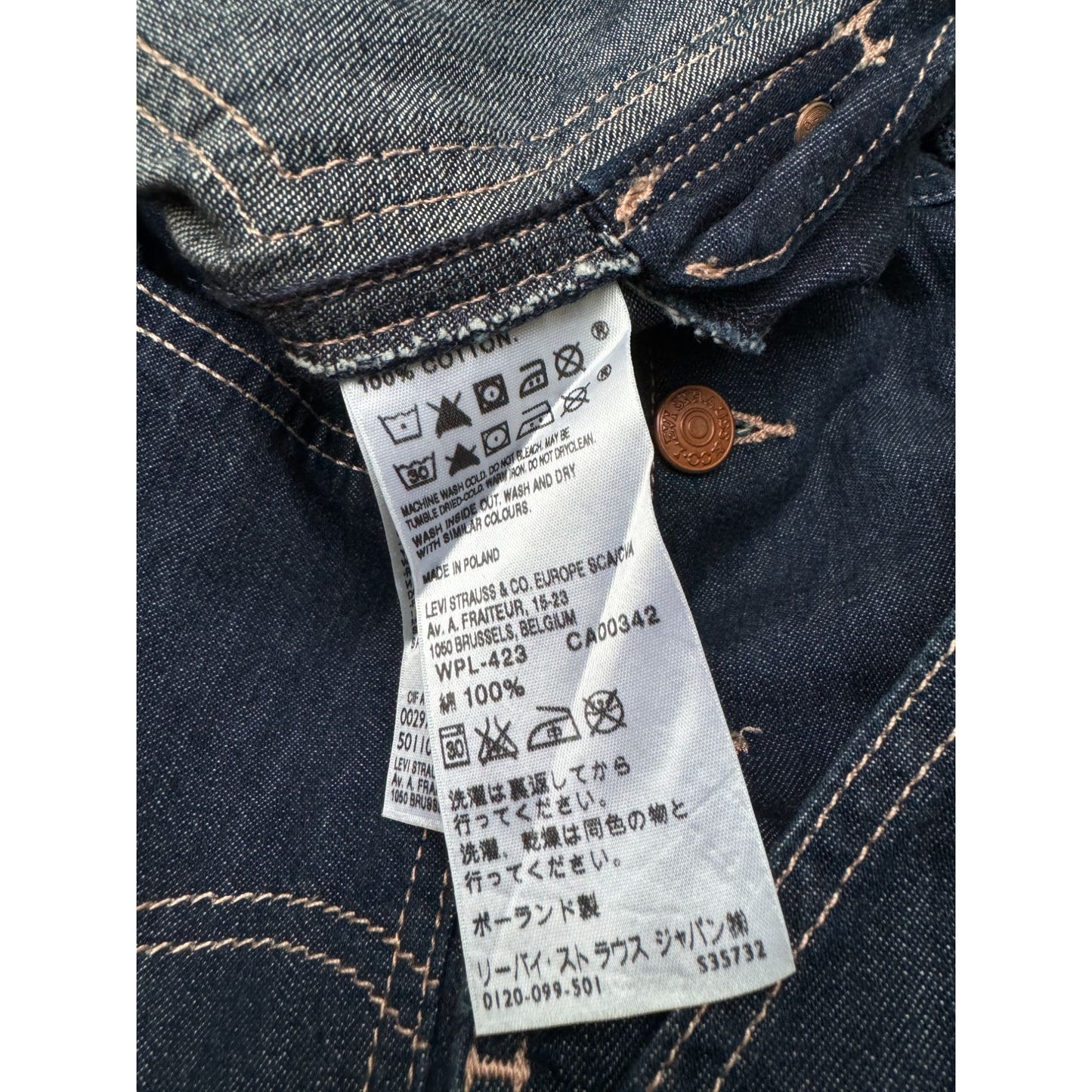 Iconic Raw Blue Denim Jumpsuit