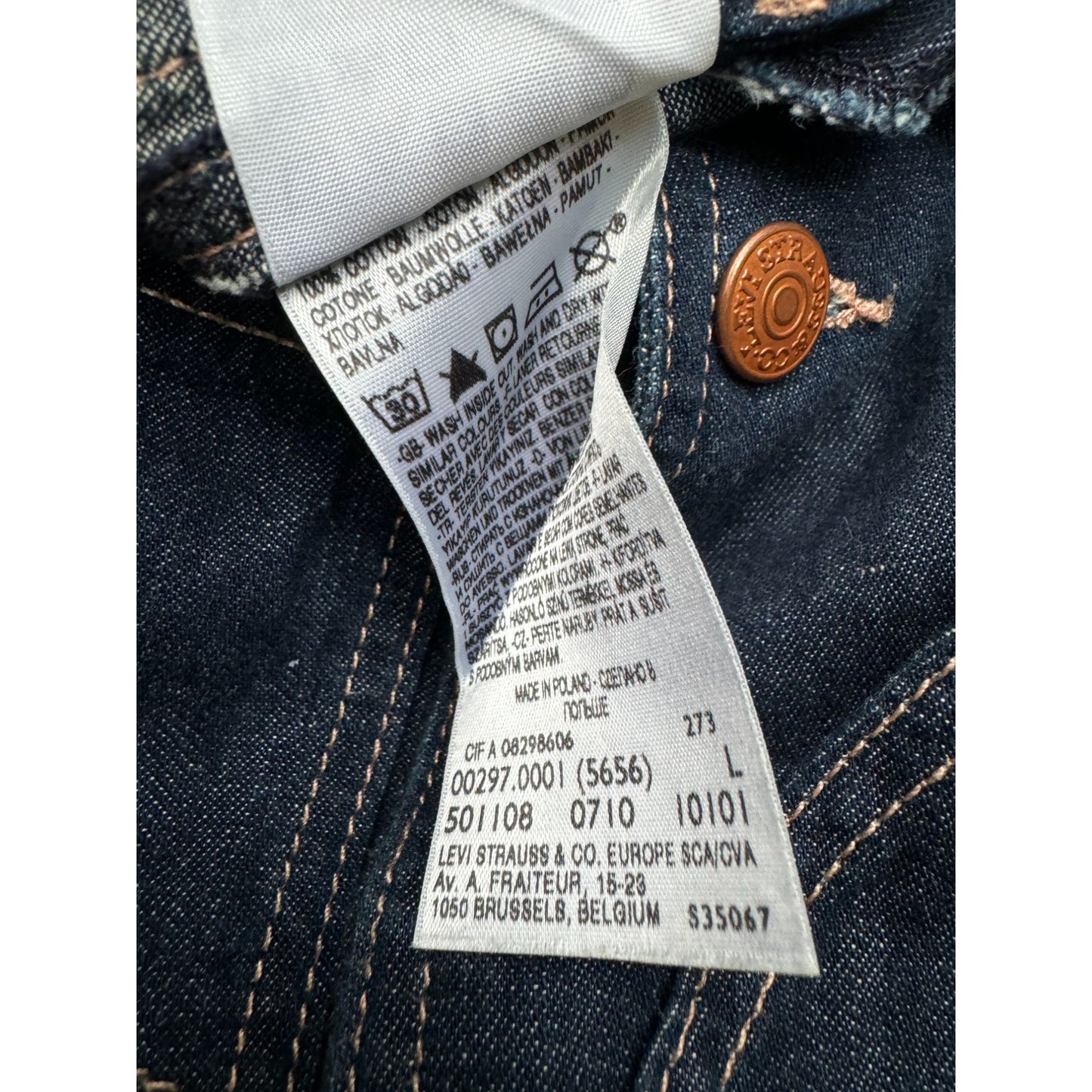 Iconic Raw Blue Denim Jumpsuit