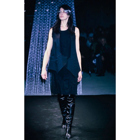 0 Artisanal Black Dress – Fall 2002 Runway