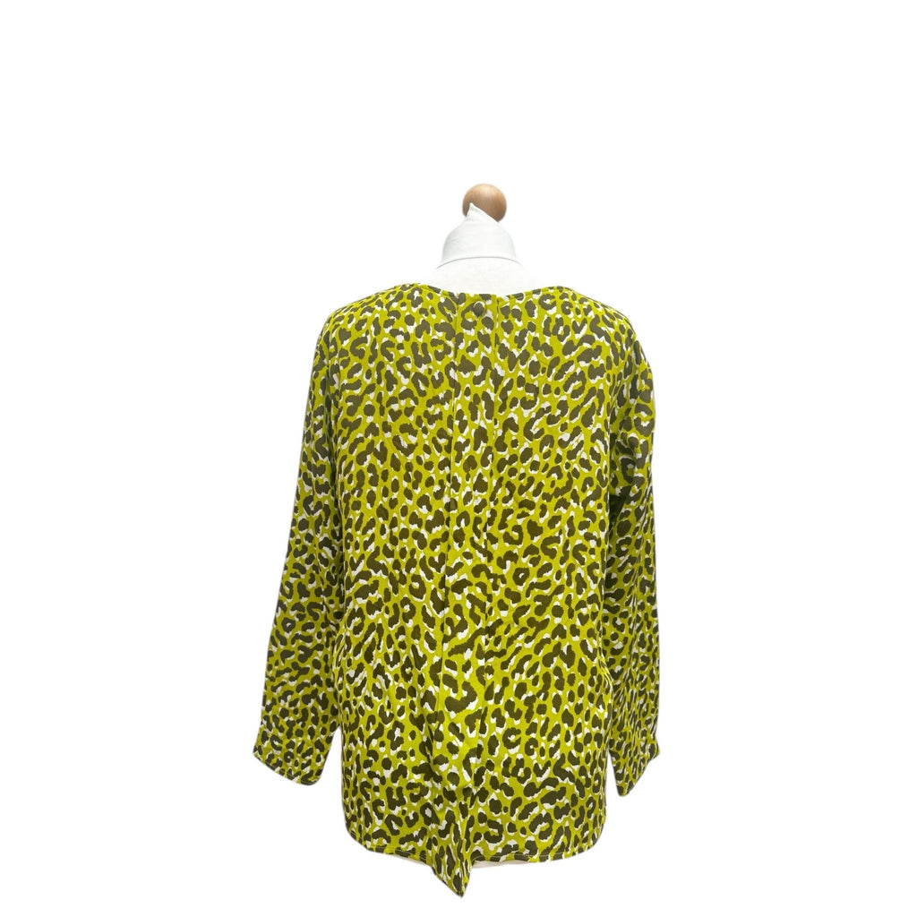 1970s Leopard Print Blouse