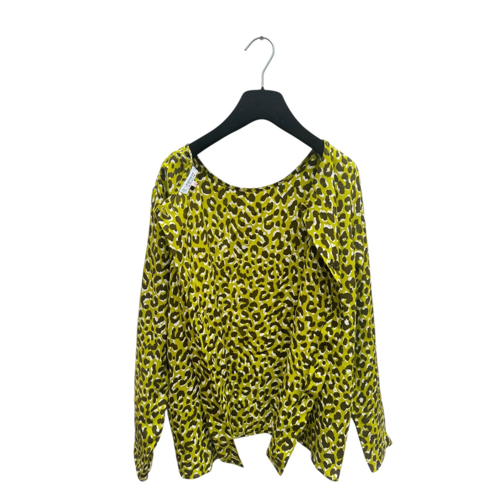 1970s Leopard Print Blouse