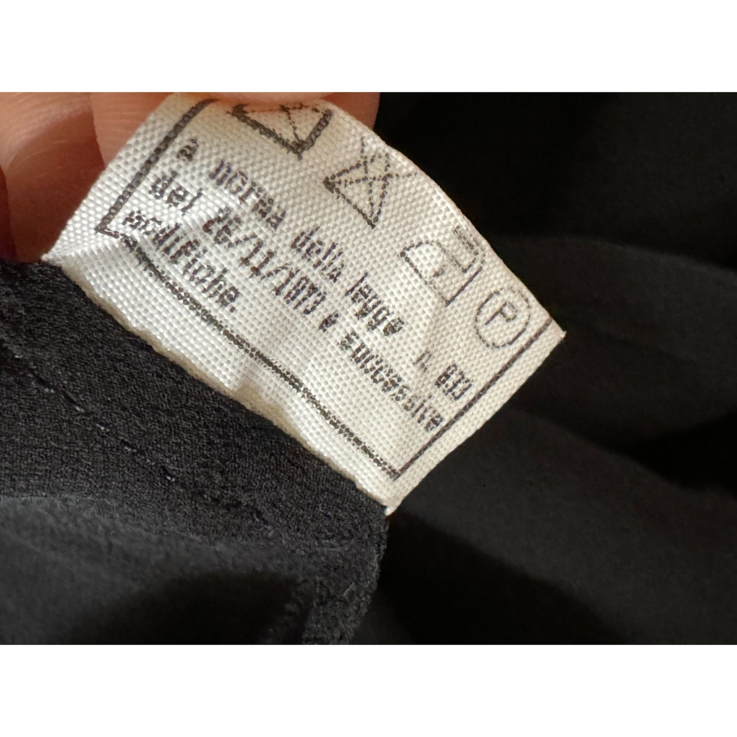 Versatile Couture Black Sheer Silk Shirt 