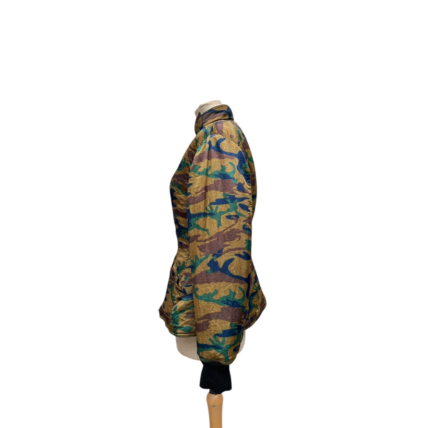 1990s Reversible Camouflage & Black Fitted Jacket