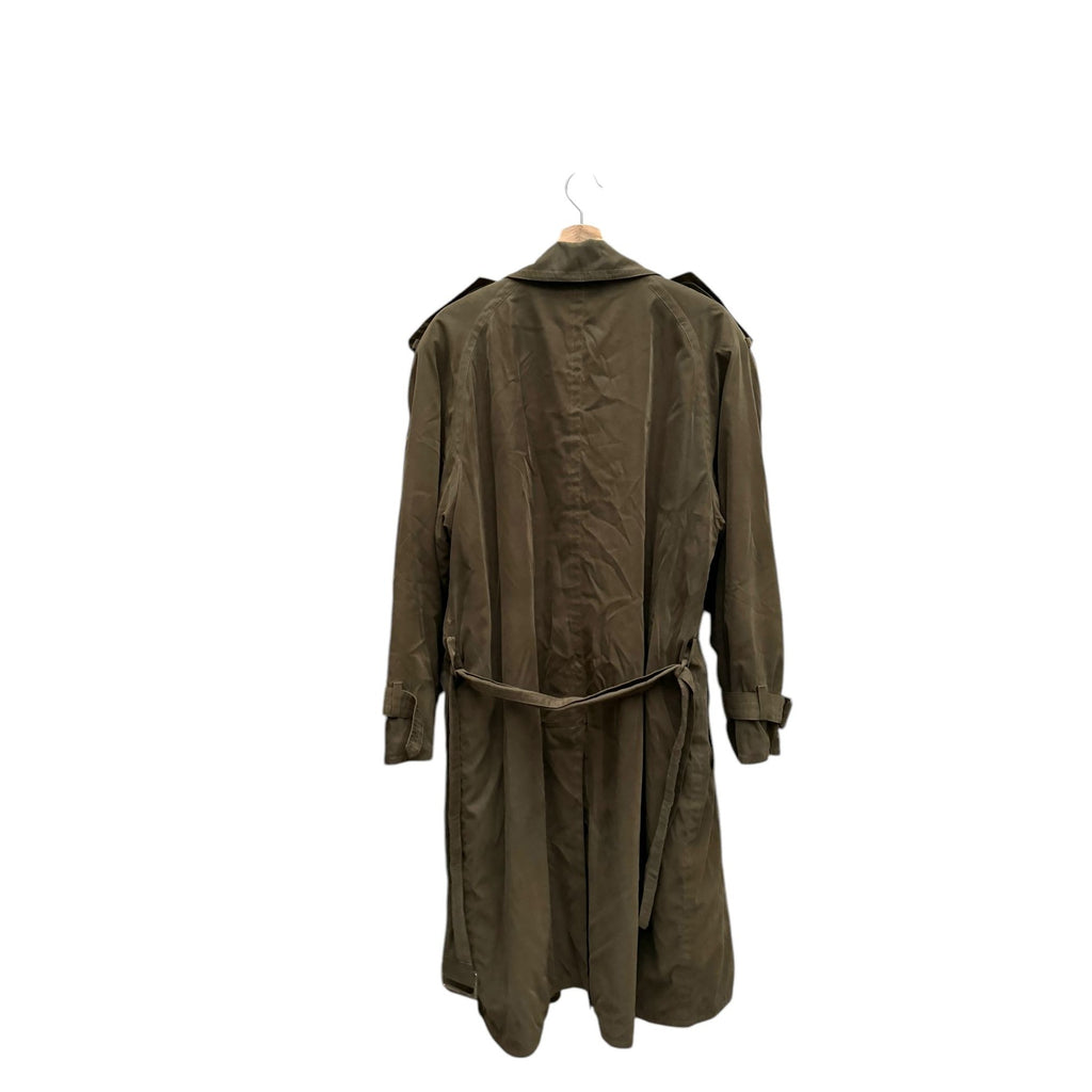 Kaki Cotton Trench Coat