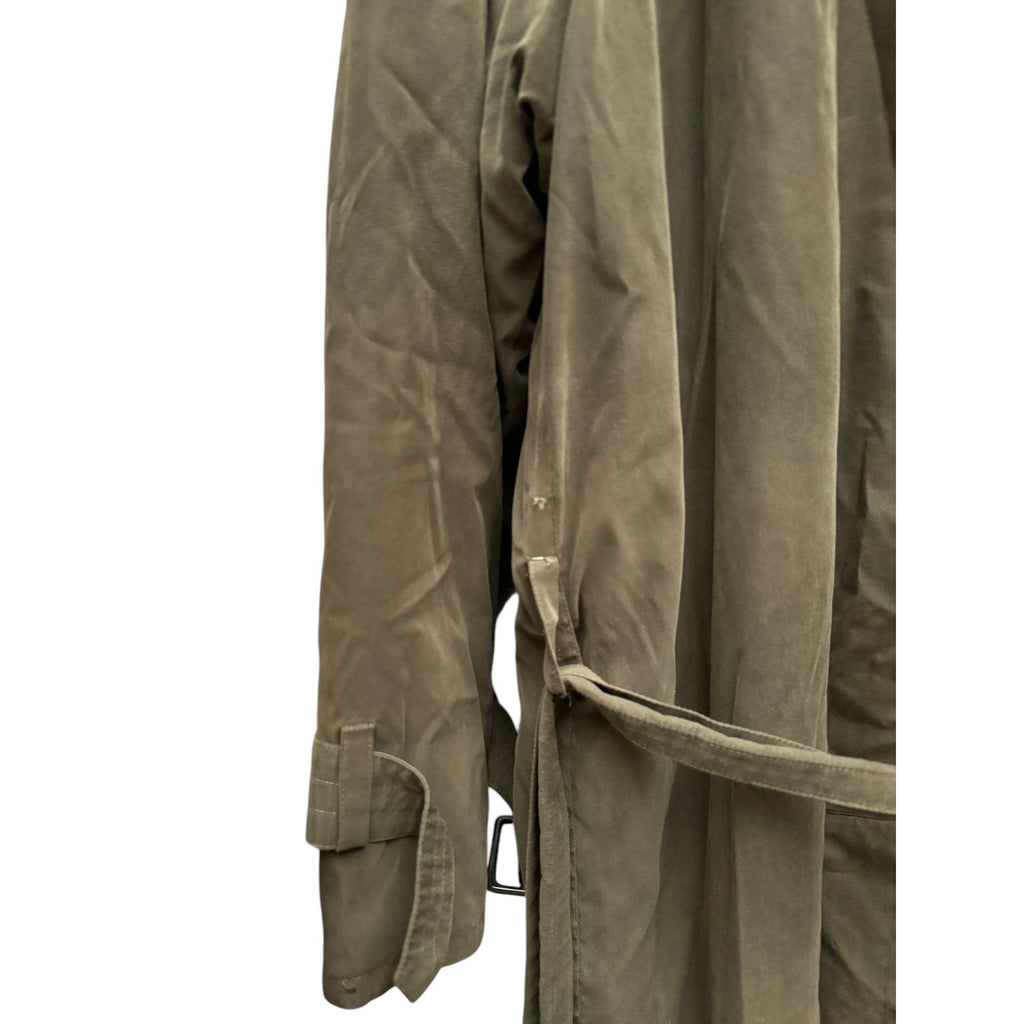 Kaki Cotton Trench Coat