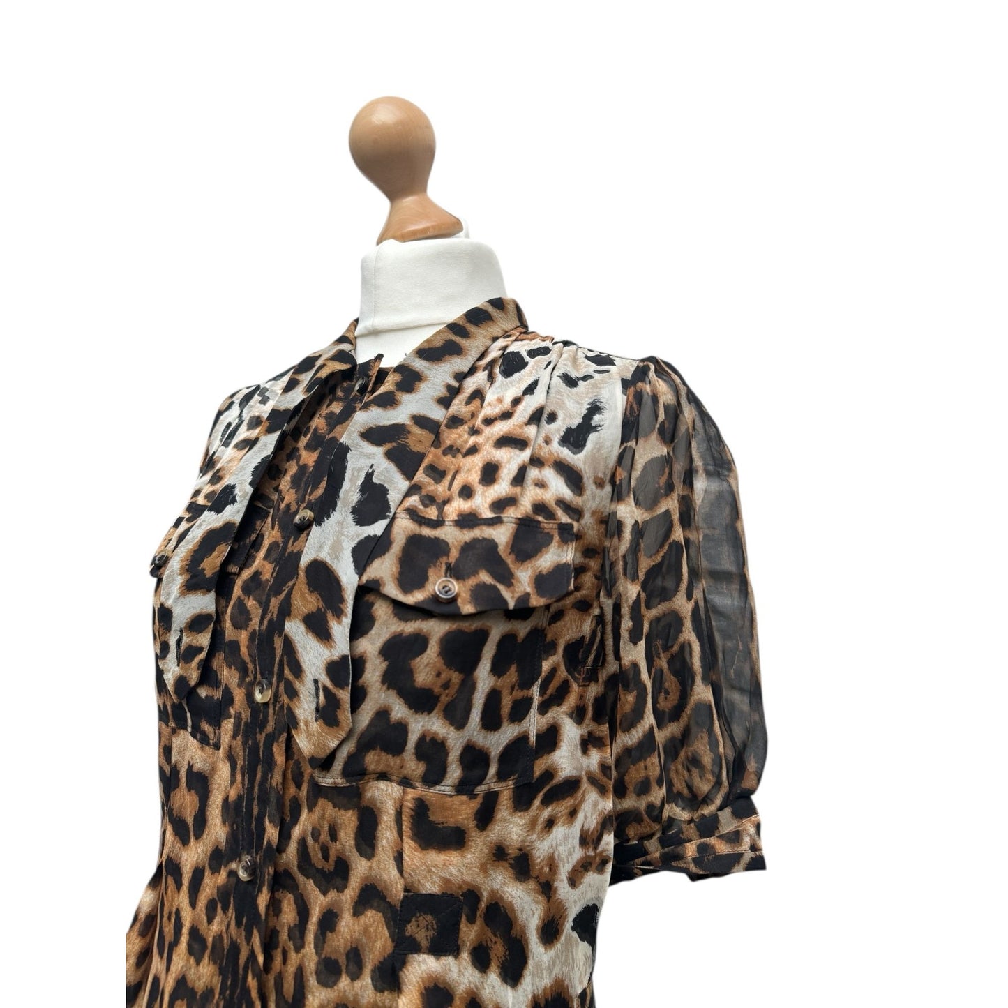 by Tom Ford Leopard Silk Dress
